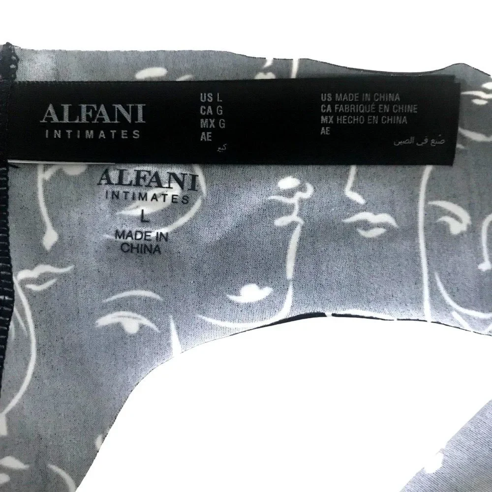 Alfani Intimates Women's Laser-Cut Thong Underwear - Set‎ of 2/Size L